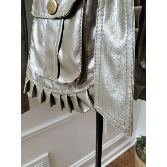 Liberty Collection Women's Green 100% Polyester Long Sleeve Adjustable Jacket M - Picture 6 of 12